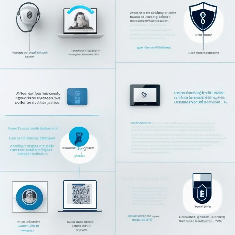 Person schützt digitale Identität